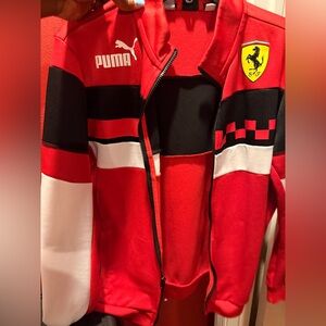 Puma Red Ferrari Collaboration Jacket